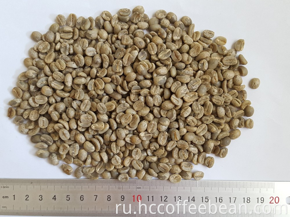 Китайская арабикана зеленые кофейные зерна, мыть, новый урожай, экран: 15-16, сорт экспорта